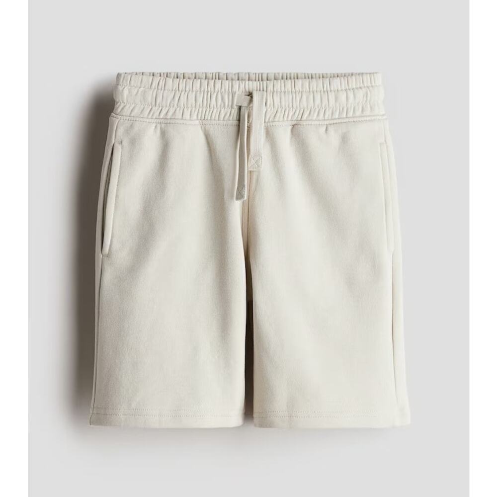 Primark Men's Lightweight Beige Sweat Shorts Size Medium